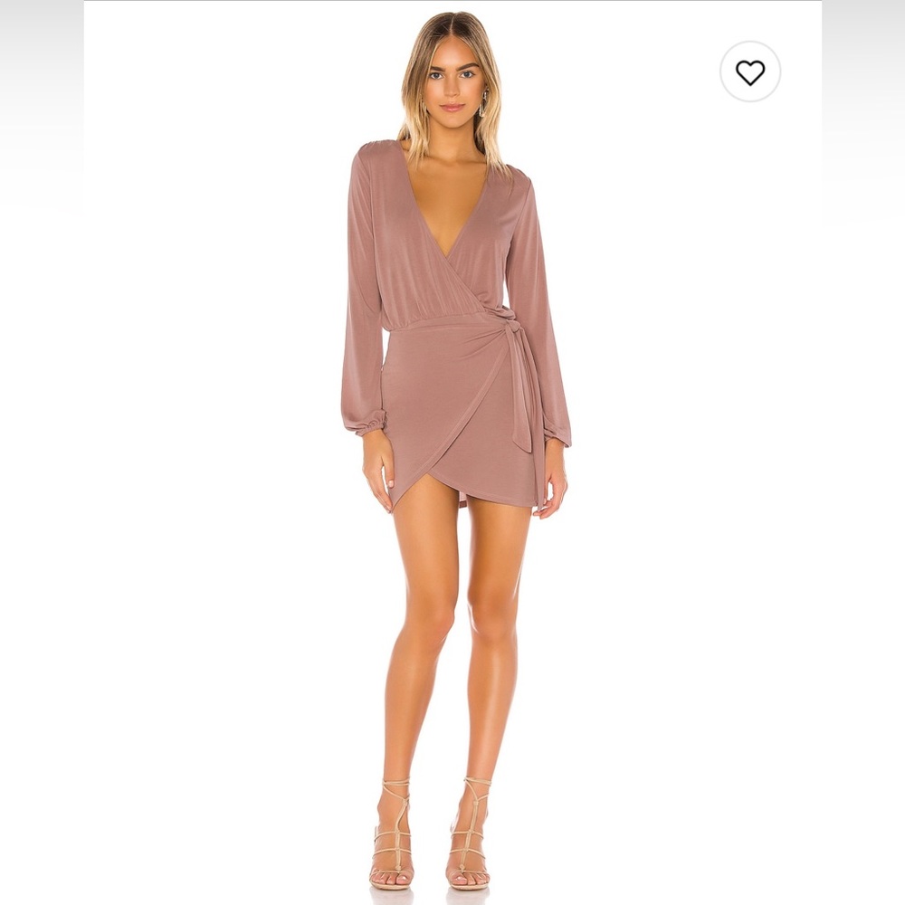 Emmy Dress in Mauve, Lovers and Friends. From REVOLVE